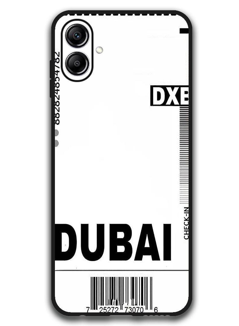 Theodor Case Compatible with Samsung Galaxy A07 6.7 Inch Protection Shockproof Bumper Cover DXB Boarding pass - Image 1